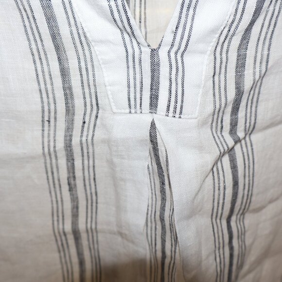 Garnet Hill Linen Tunic – Size XL, Coastal Chic - Picture 8 of 10